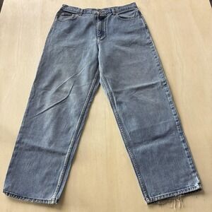 Vintage DKNY Jeans Jeans Womens 14 Light Wash Blue High Rise Straight Denim